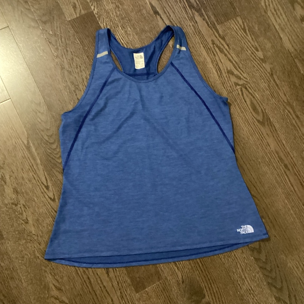 The North Face Blue Fitted Tank Top